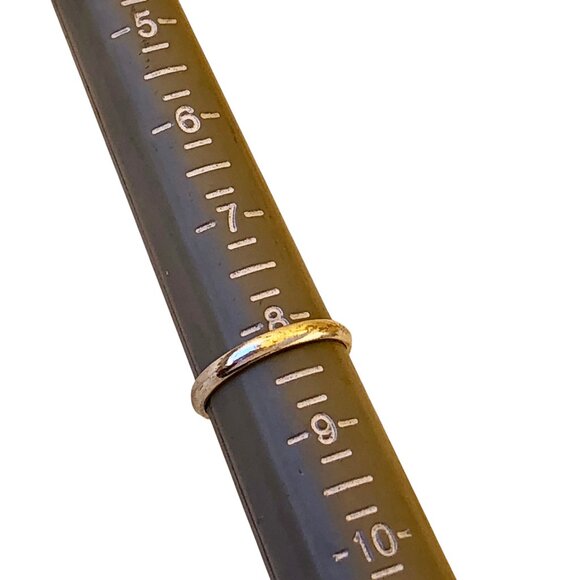 Sterling Silver Smooth Thin Band Ring Size 8 - Picture 6 of 15